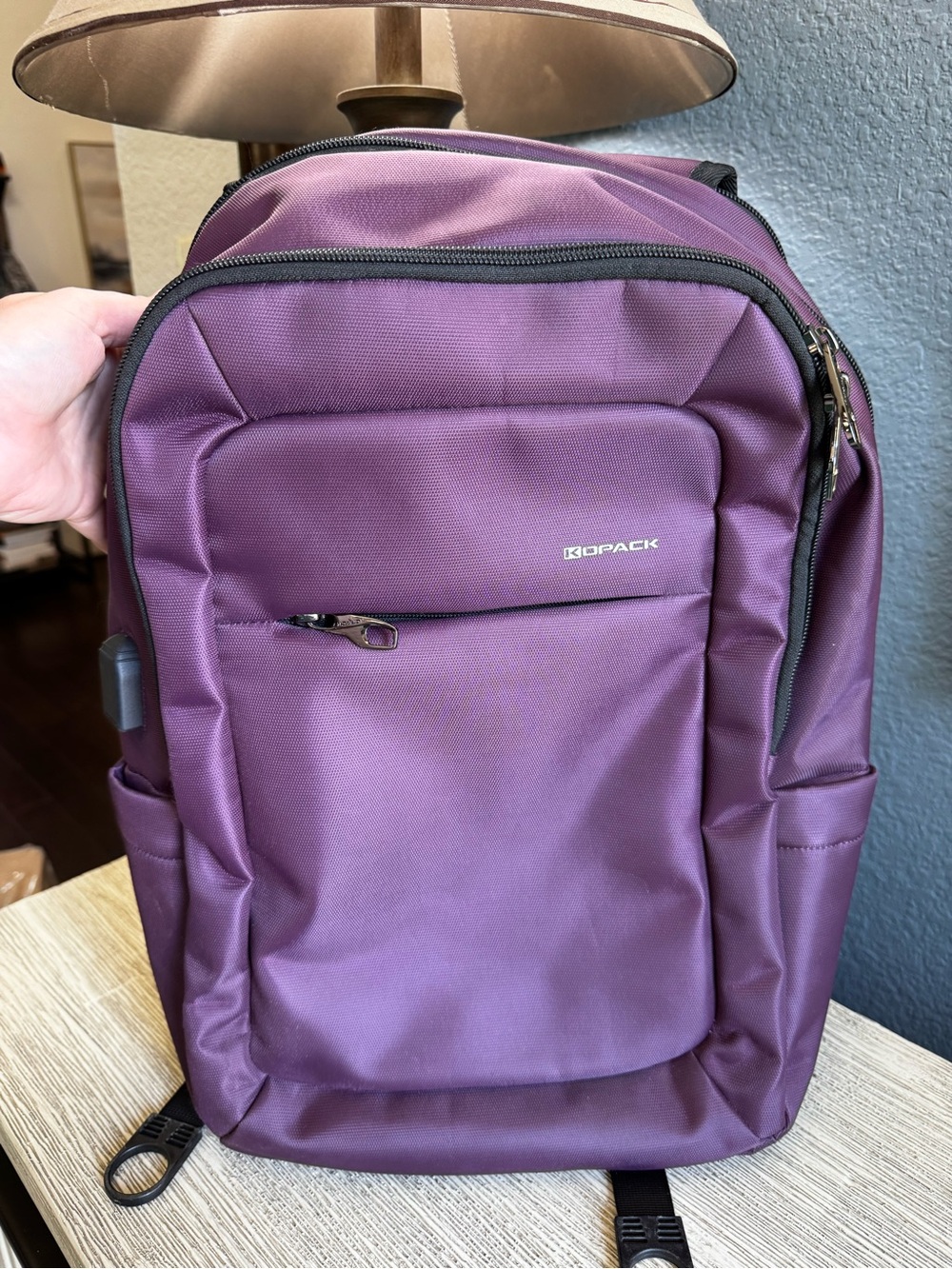 Women's Purple Backpack — Everyday Commuter Laptop Bag